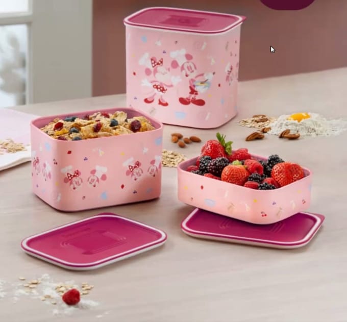 Tupperware Mickey & friends clickplus - bewaardoos - koekendoos