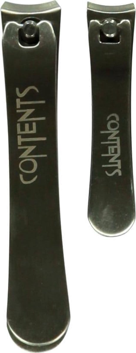 Nagelknipper groot en klein - Set (2 stuks) - RVS