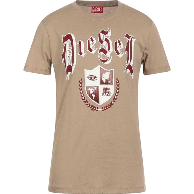 Diesel Unisex Volwassen Middeleeuwse T-Shirt (Beige)