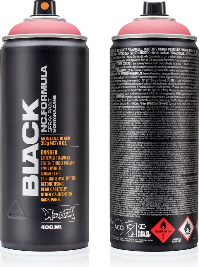 Montana BLACK 3310 Pink Lemon spuitbus 400ml