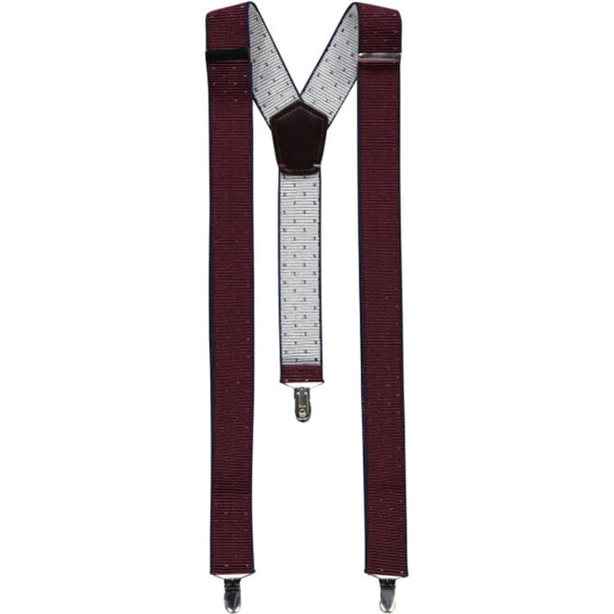 Lerros - Bretels - Heren - 1 Size - Bordeau - Polyester - 5009007