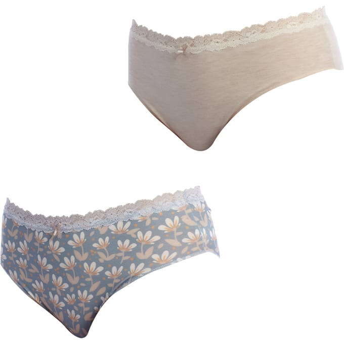 Set-2 Brislip Coquettes Katoenen Slip 1032252 voor dames