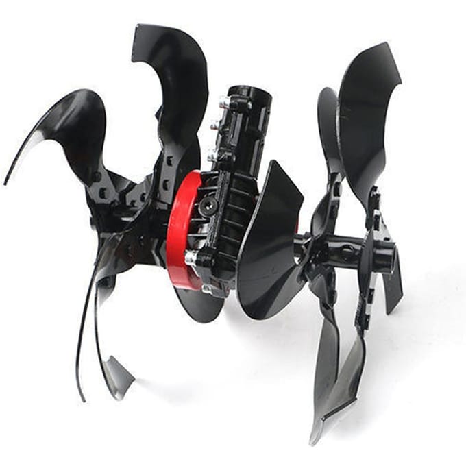 Multifunctionele Grasmaaier Grastrimmer Accessoire met Verwisselbare Messen Grond furrowing wheel type veelkleurig