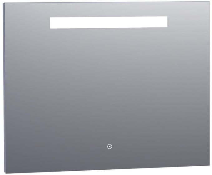 Brauer Garnet Spiegel - Rechthoekig - 90 cm - met Directe LED-Verlichting - Dimbaar - met Touchbediening