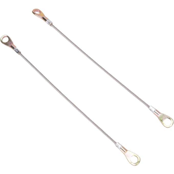2 Pièces 10.6in Crochet de Câble de Hayon Câble en Acier Inoxydable Câble de Hayon Automobile de Remplacement pour Mule 3000 3010 3020 gray