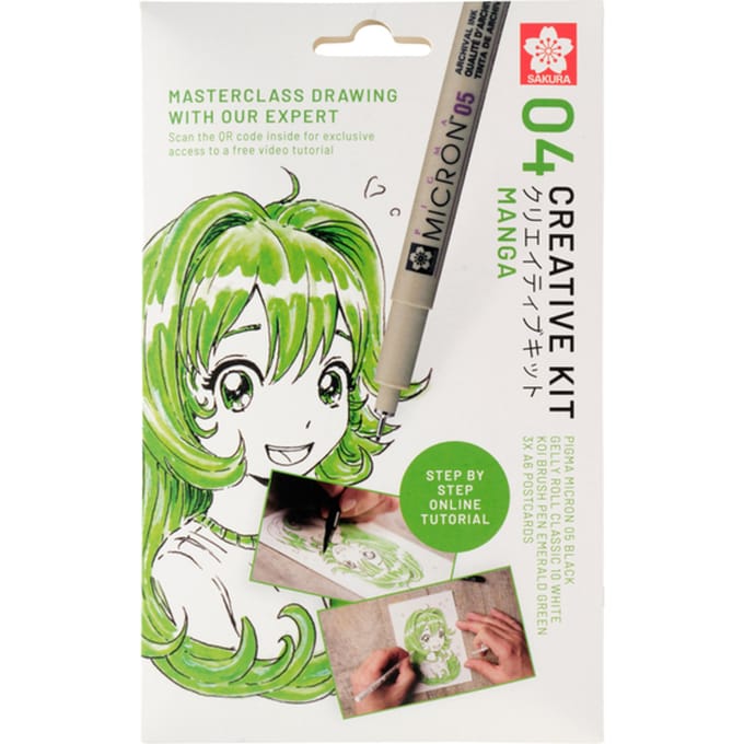 Tekenset Sakura Creative Kit Manga 6 stuks