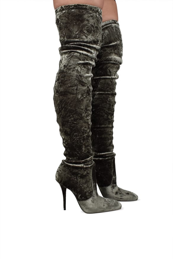 Saint Laurent Talia Dij Hoge Groen