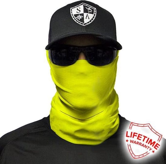 Safety yellow bandana