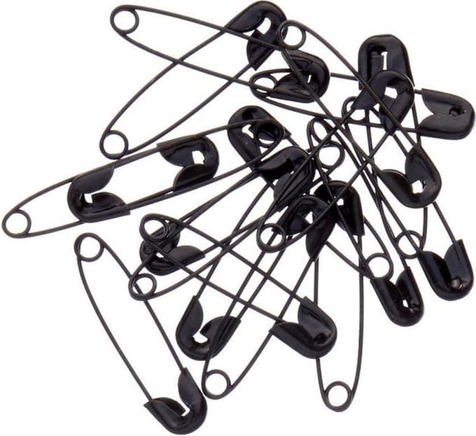 Koh-I-noor Veiligheidsspelden - Zwarte spelden 4 cm - 36 stuks