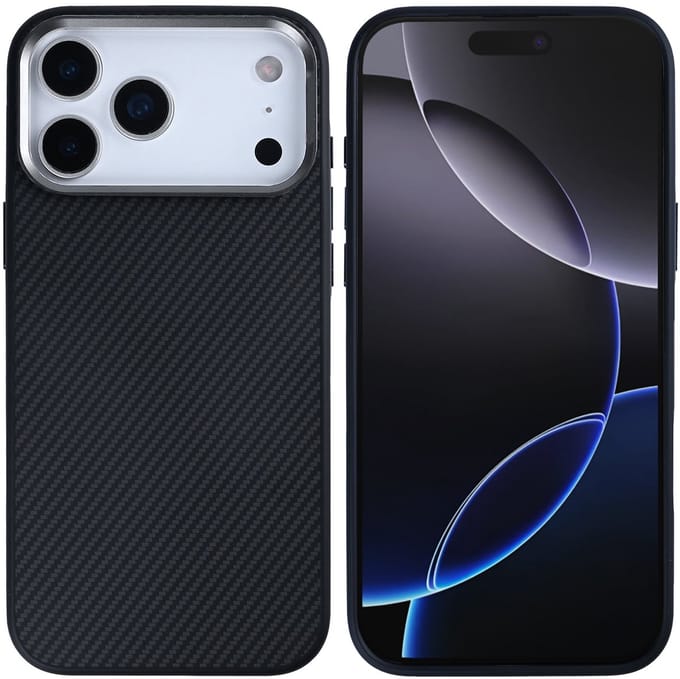 Rixus Mag Carbon With MagSafe For Apple iPhone 17 Pro Max Titanium Black
