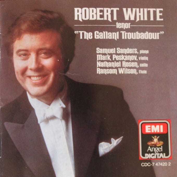 1-CD Robert White (tenor) - The Gallant Troubadour (1986)