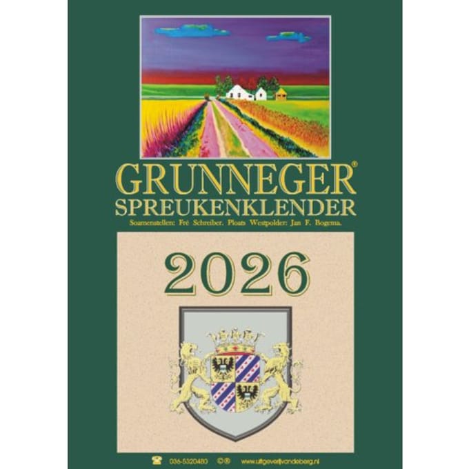 Grunneger Spreukenklender / 2026 - Fré Schreiber