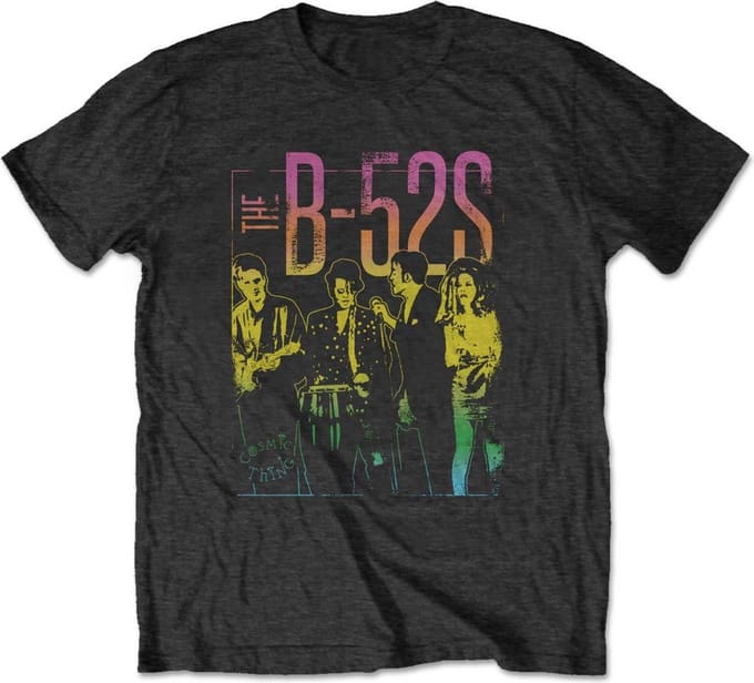 The B52's - Cosmic Thing Heren T-shirt - M - Zwart