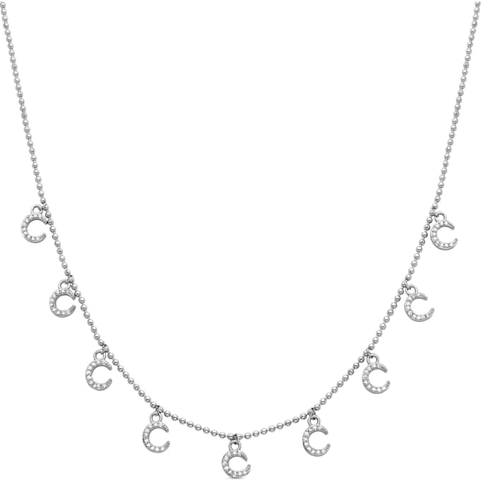 Luxenter Gerhodineerd Briljant Zirkonia Ketting - Sadil