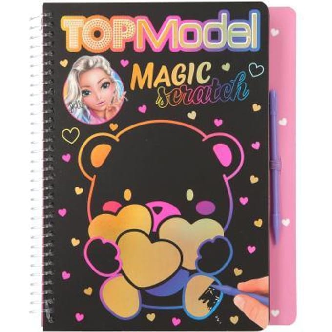 Top Model TOPModel magic scratch boek Educatieve boeken (spelletjes en raadsels)