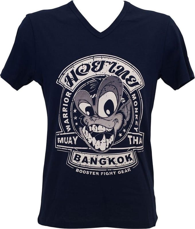 Booster Warrior Monkey T Shirt Navy Booster Fightstore - M
