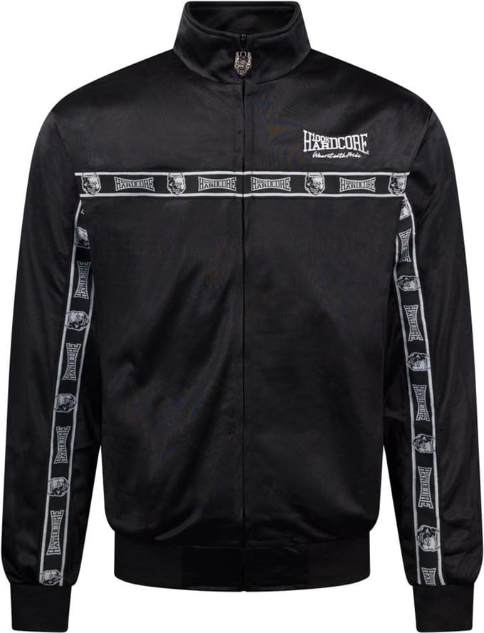 100% Hardcore Trainingsjack Essential Zwart - Maat: S