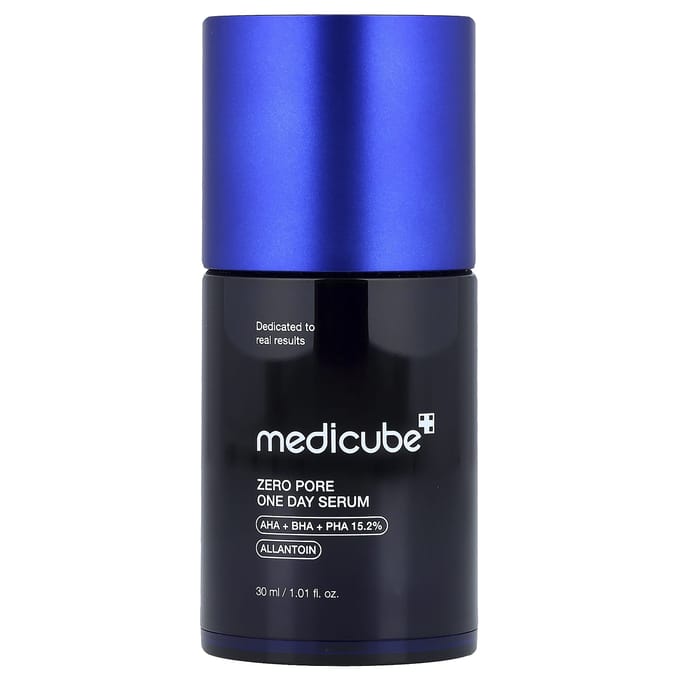 Medicube - Zero Pore One Day Serum - AHA - BHA - PHA -Allantoin - 30 ml - Korean Skincare