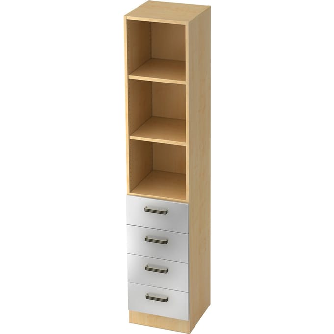 SIGNA G 7600 SG - Esdoorn/Zilver Greeplijst kunststof
