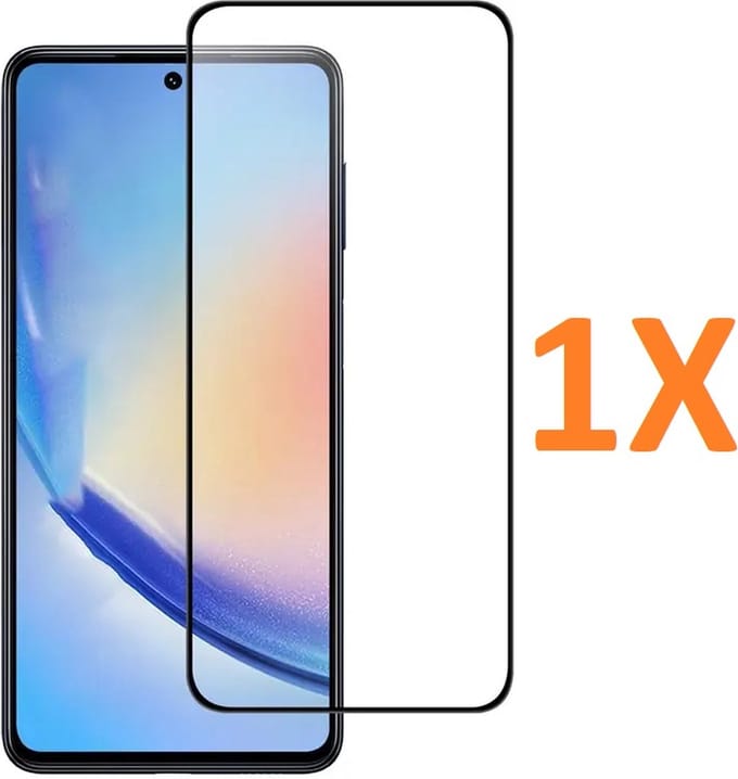 Volledige dekking Screenprotector Glas - Tempered Glass Screen Protector Geschikt voor: Samsung Galaxy S24 Plus - 1x