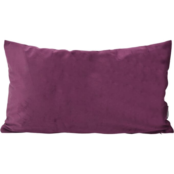 Gek op kussens! Sierkussen velvet aubergine | 30 x 50 cm | polyester