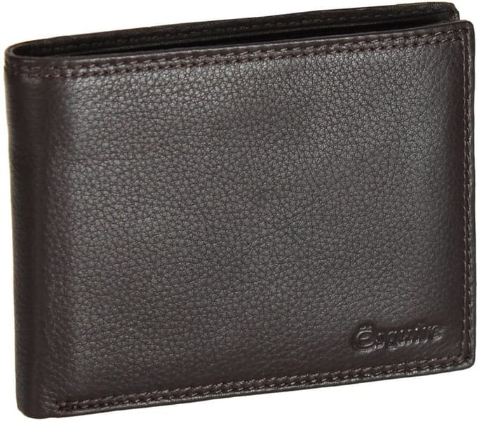 Esquire Duo portemonnee leer 12,5 cm - Jongens - Horizontaal - black