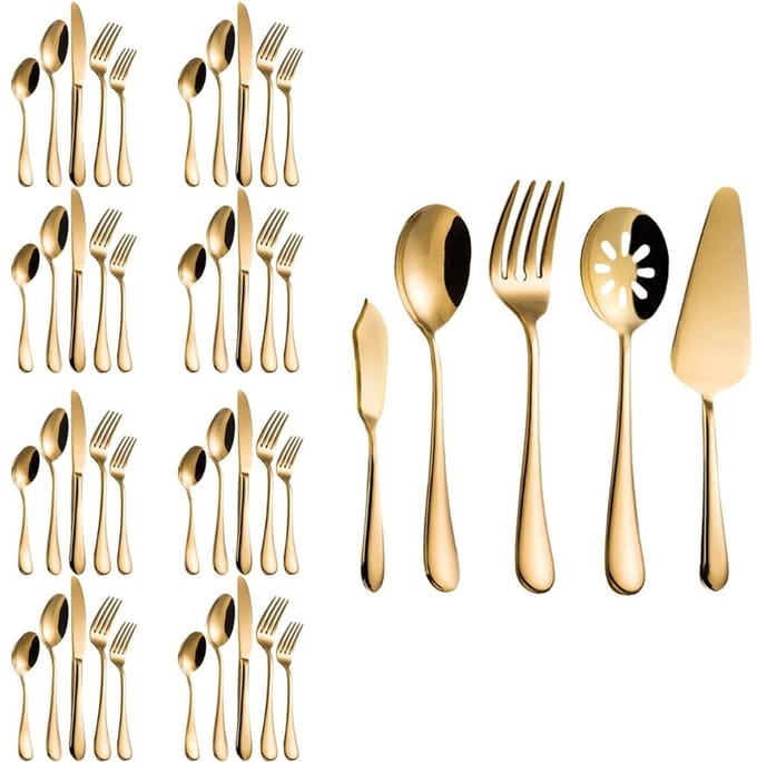 DailySupplies® Bestekset 8 Persoons - Servies - Serviesset 6