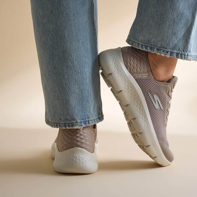 Skechers Slip - Sneakers - Unisex - Ins Go Walk Flex Instappers taupe