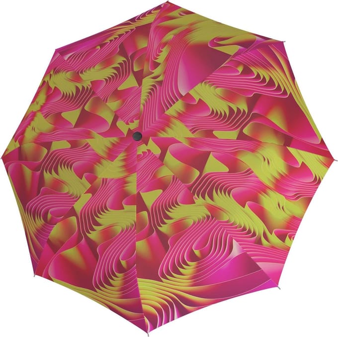 Knirps Paraplu T.200 Medium Duomatic Waves Sun Kleurrijke