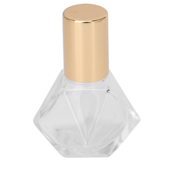 Navulbare Roller Parfumfles Lege Glazen Aromatherapie Essentiële Olie Rollerflesjes 8ml(Zilver white