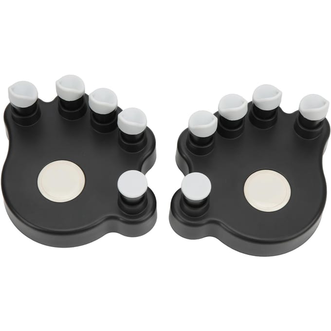 2 STKS Piano Vinger Oefenaar Siliconen Hand Grip Trainer Ergonomische Spanning Versterker black