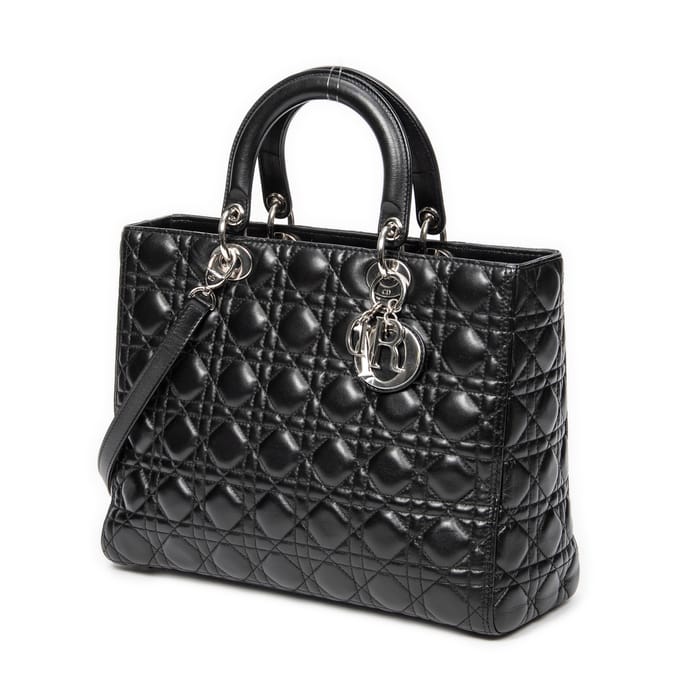 Large Lady Dior Zip   schoudertas