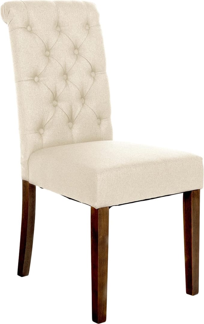 CLP Lisburn Eetkamerstoel creme Stof