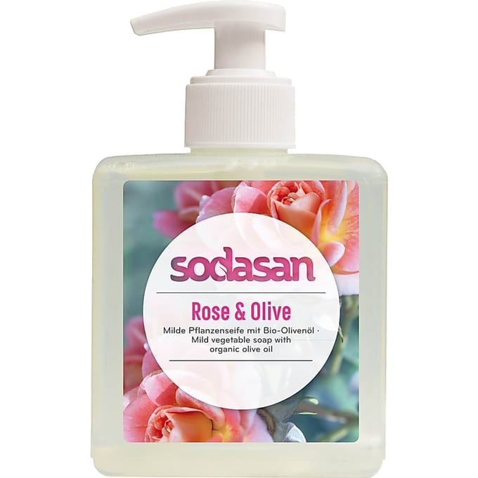 Sodasan Vloeibare Zeep Roos & Olijf 300ml