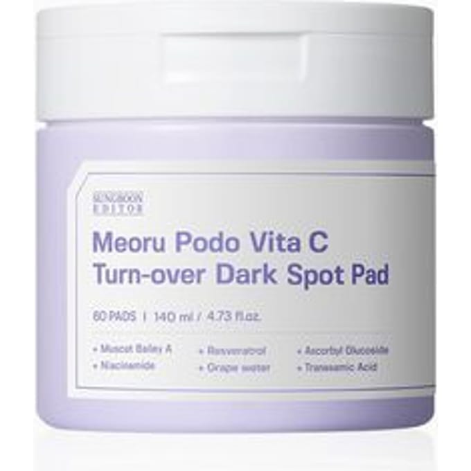 SUNGBOON EDITOR - Meoru Podo Vita C Turn-Over Dark Spot Pad 60 pads