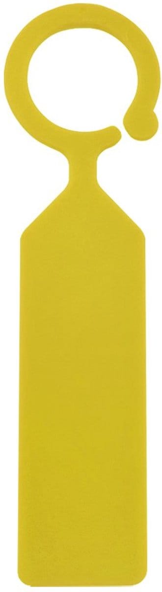 CombiCraft hangetiketten 24x110mm geel - per 100 stuks