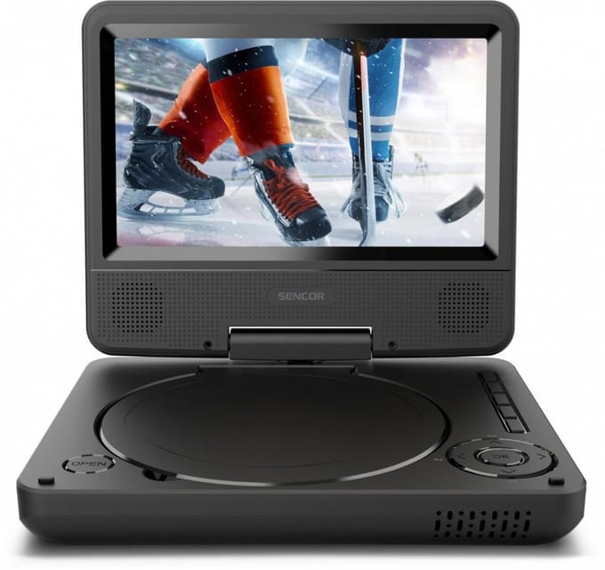 SPV 2075 7inch DVD/CD/USB/SD 7inch LC zwart