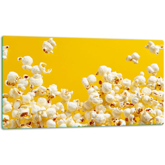 TMK ArtDeko - Snijplank - 52x30 cm - Glas - Popcorn Design