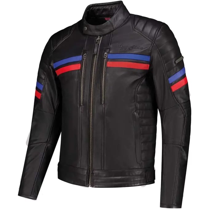 Rusty Stitches Steve Motorfiets lederen jas -
