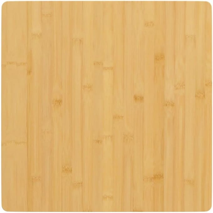 Ronde Vervangende Tafelblad 60x60 cm Massief Bamboe