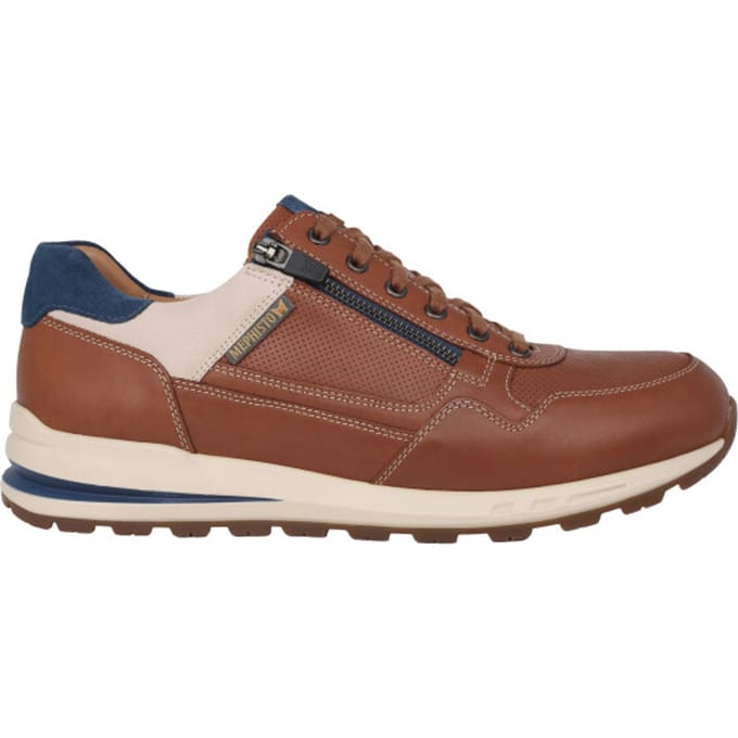Mephisto Bradley - heren sneaker - Bruin - maat 42 (EU) 8 (UK)