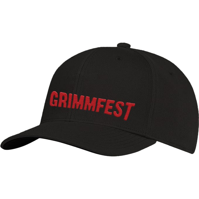 Grimmfest Font Logo Embroidered Cap