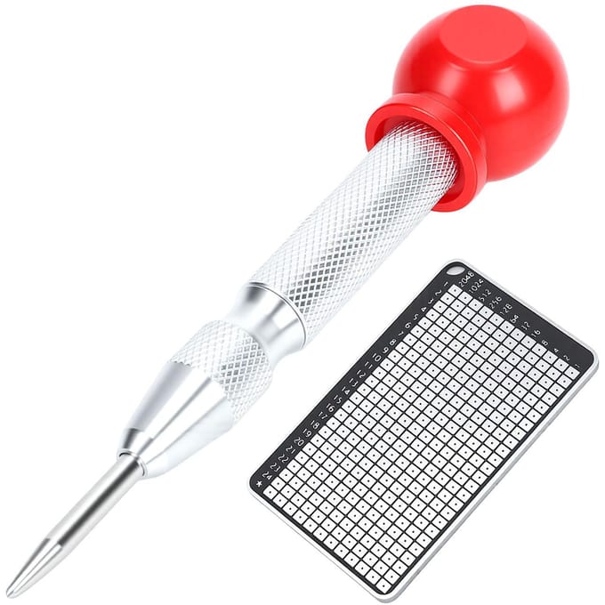 Ensemble de plaques de phrase crypto 24 mots avec stylo de gravure, phrase hors ligne, plaque en acier red