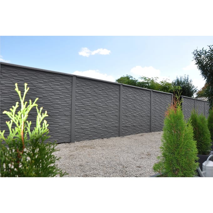 Intergard Beton schutting Modernstone dubbelzijdig 200x200cm
