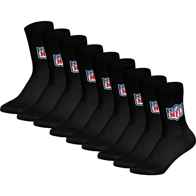 NFL Sokken NFL SHIELD 9Pack Crew Socks 9-pak