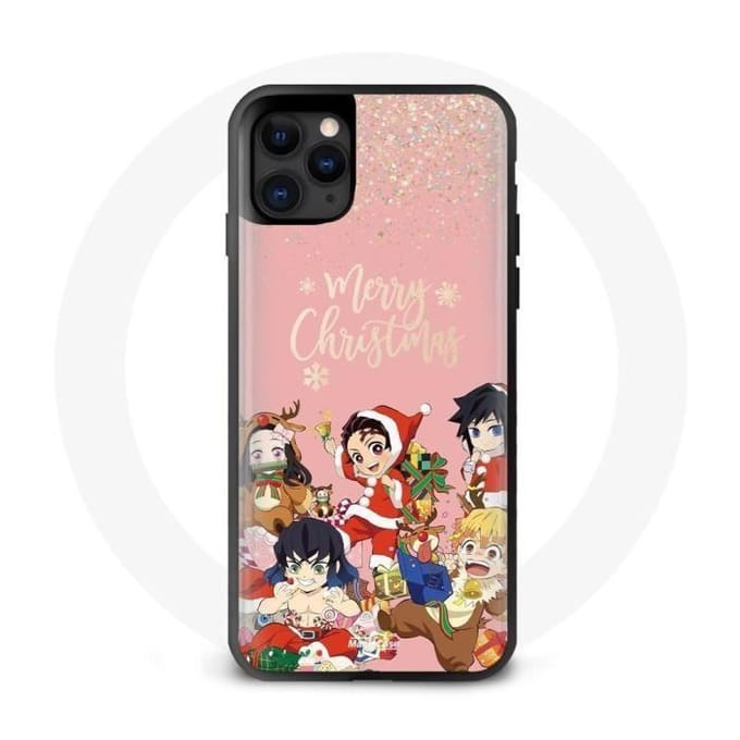 Coque pour iPhone 12 - MANIACASE - Demon Slayer - Noir - Plastique - Mixte