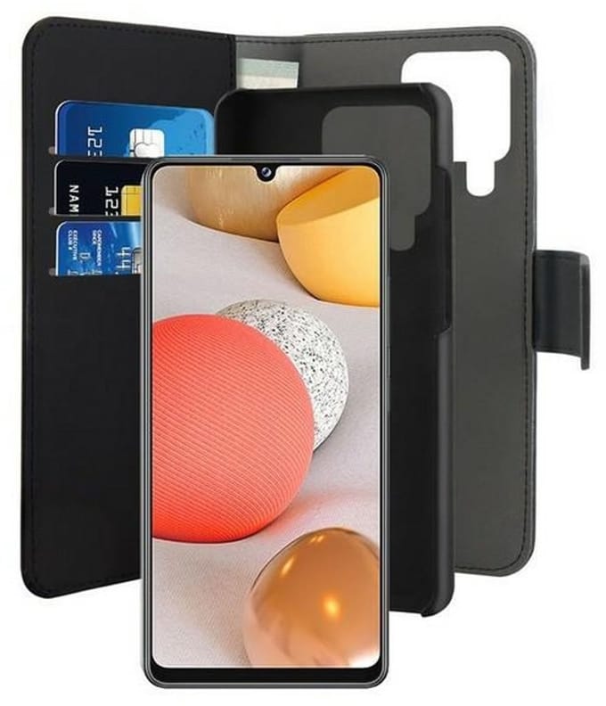 Puro Wallet Case Voor Samsung A42 5G Met Telefoon- En Pasbescherming In Een Compacte