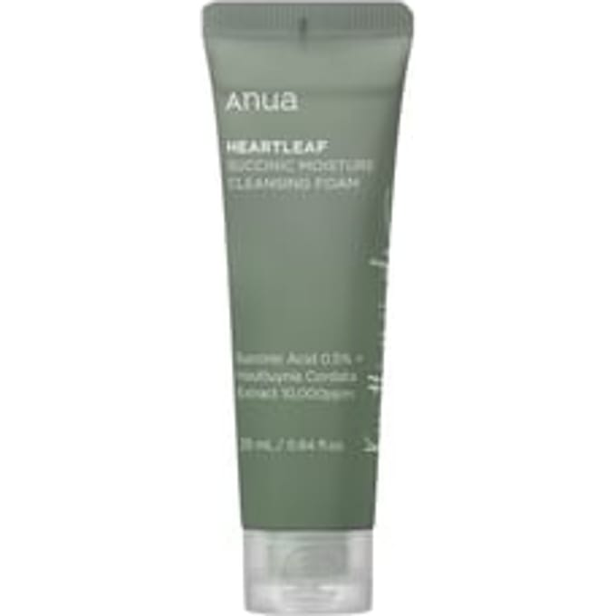 Anua - Heartleaf Succinic Moisture Cleansing Foam Mini 25ml