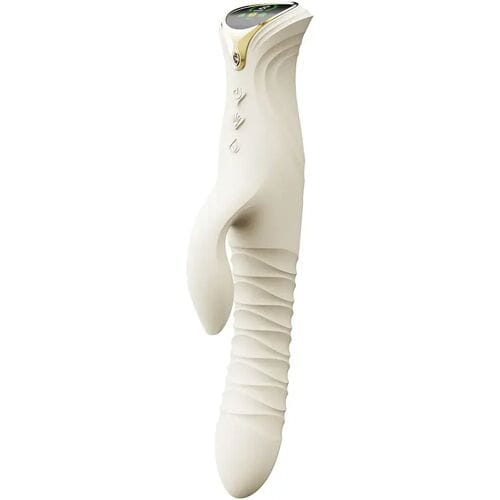 ZALO - Mose 2 - Stotende Rabbit Vibrator – Ivoor Wit