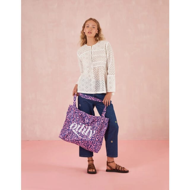 Oilily Sylvia Vouwbare Shopper- maatOne size Prism Roze